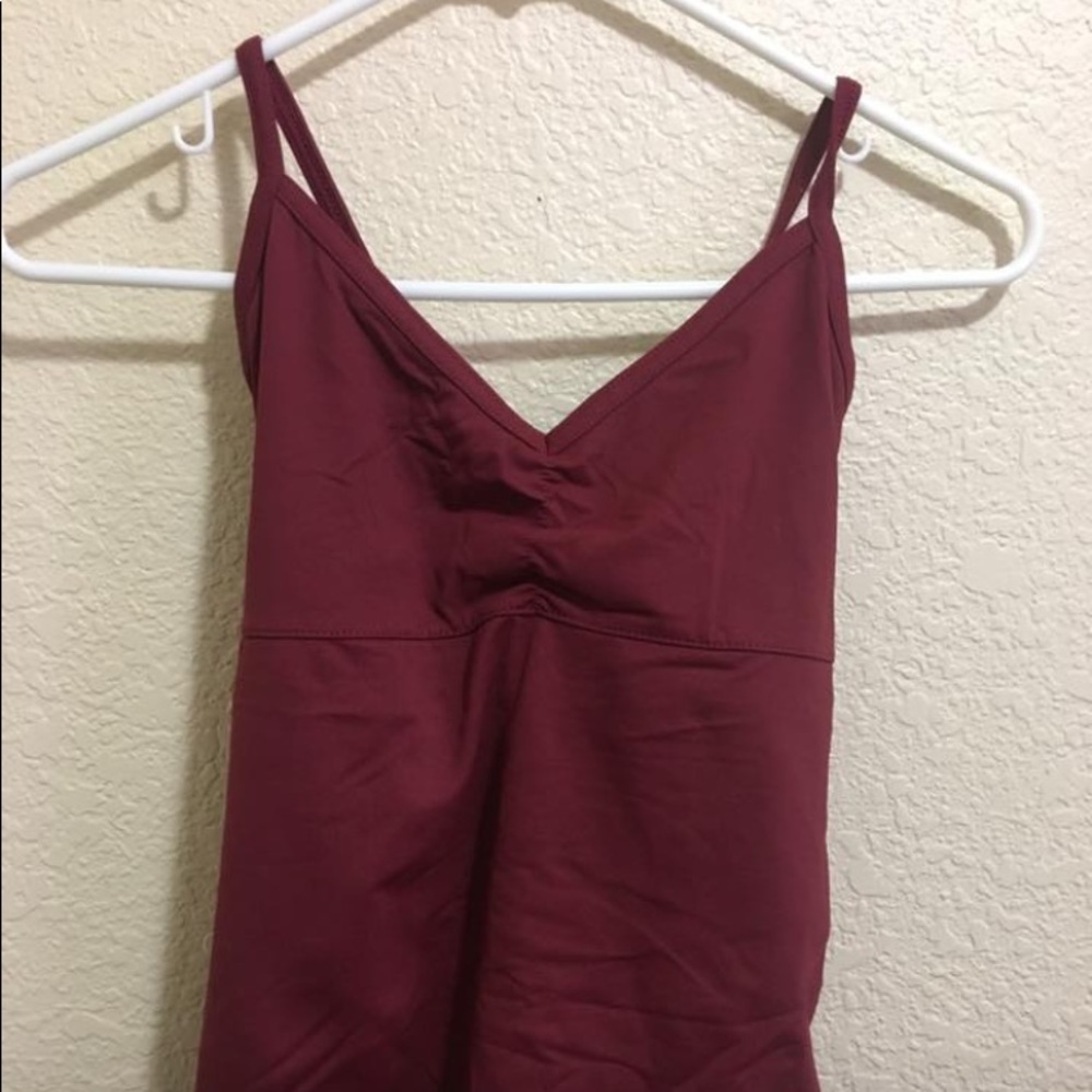 Prana Preowned yoga top w built in shelf bra
